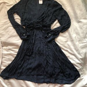 Dark Blue Motherhood Maternity Dress Size Medium